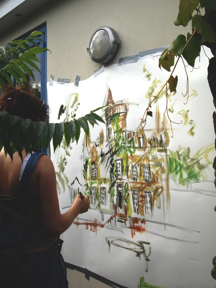 Interior view of Carlowrie Castle, capturing the elegant and historic atmosphere