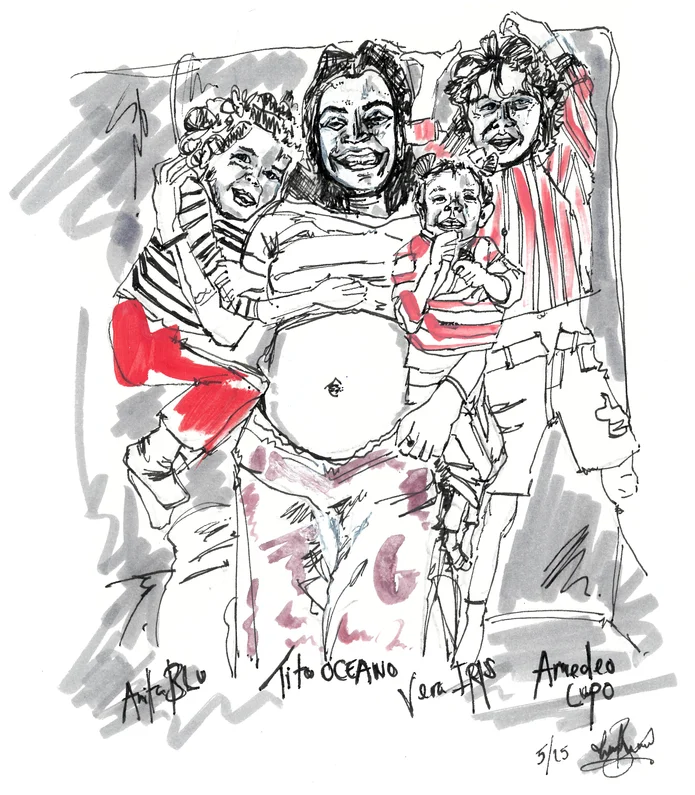 Federica & Co brand illustration with modern aesthetic and clean lines