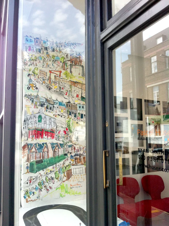 Pascal Huser Design & Build third illustration by Renato showcasing construction excellence