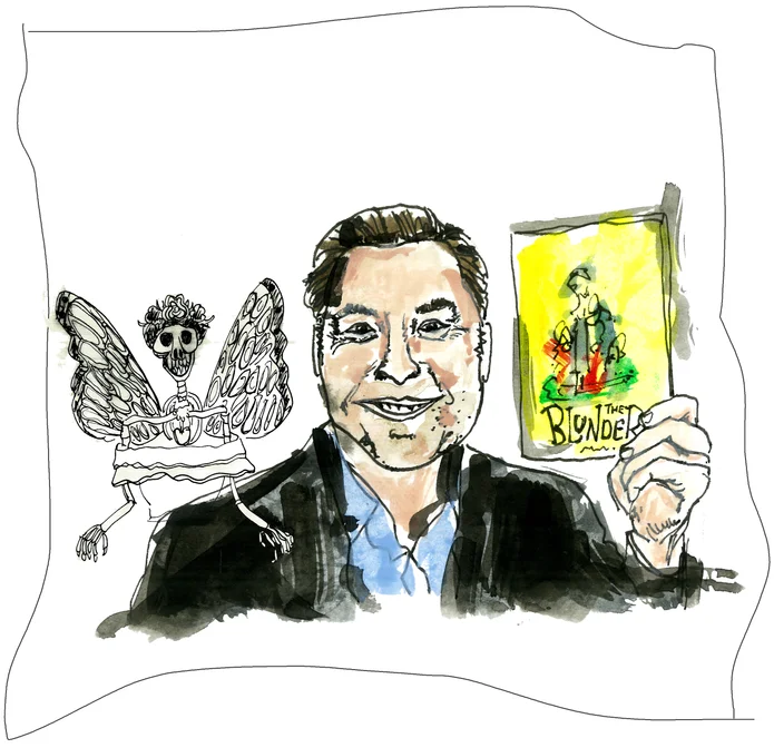 David Bowie portrait illustration for Suffer Little Children series